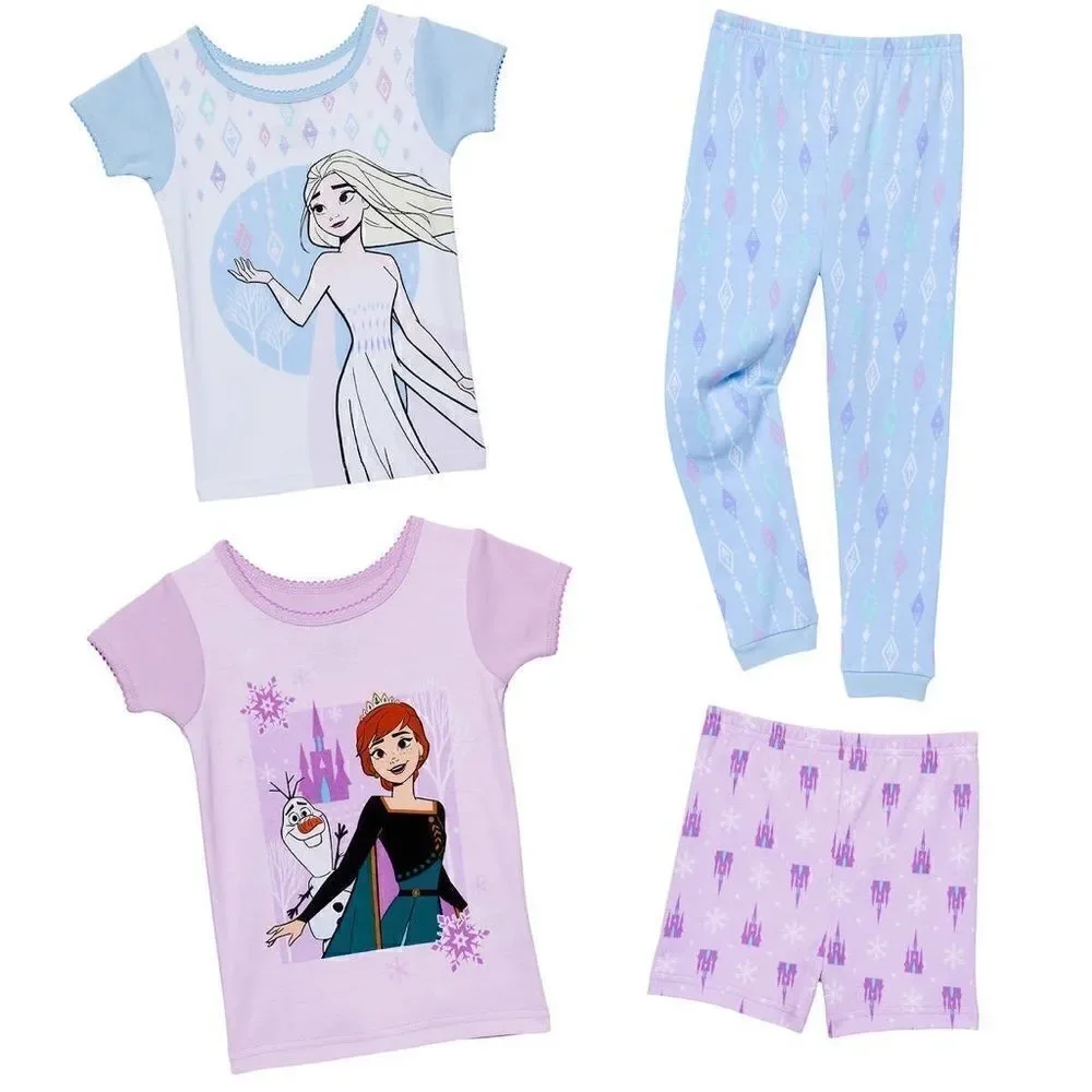 DISNEY FROZEN PJ 4 Piece Set - Picture 2 of 14